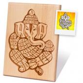 Wooden Engraved Plaque for Solo Portrait Gifts toGanga Nagar,  to Ganga Nagar same day delivery