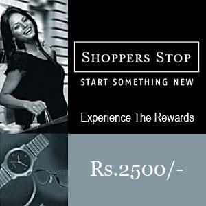 Shoppers Stop Gift Voucher 2500