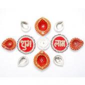 Subh Labh Diya Set Gifts toCunningham Road,  to Cunningham Road same day delivery