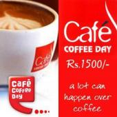 Cafe Coffee Day Gift Voucher 1500 Gifts toBanaswadi, Gifts to Banaswadi same day delivery