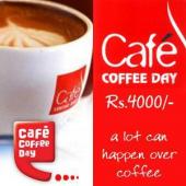 Cafe Coffee Day Gift Voucher 4000 Gifts toChamrajpet, Gifts to Chamrajpet same day delivery