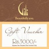 Gili Gift Voucher 5000 Gifts toDomlur, Gifts to Domlur same day delivery