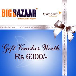 Big Bazaar Gift Voucher 6000