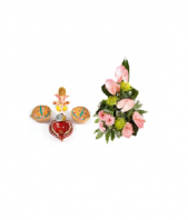 Divine Diya Set Diwali and Fantasia Gifts toTeynampet, Combinations to Teynampet same day delivery