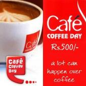Cafe Coffee Day Gift Voucher 500 Gifts toJayamahal, Gifts to Jayamahal same day delivery
