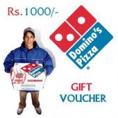Dominos Gift Voucher 1000 Gifts toGanga Nagar, Gifts to Ganga Nagar same day delivery