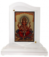 Ganesha Acrylic Frame Gifts toCottonpet, diviniti to Cottonpet same day delivery