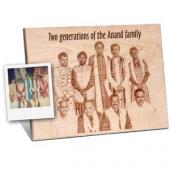 Wooden Engraved plaque for Group Photograph Gifts toGanga Nagar,  to Ganga Nagar same day delivery