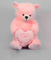 Baby Pink Teddy Bear Gifts toHBR Layout, teddy to HBR Layout same day delivery